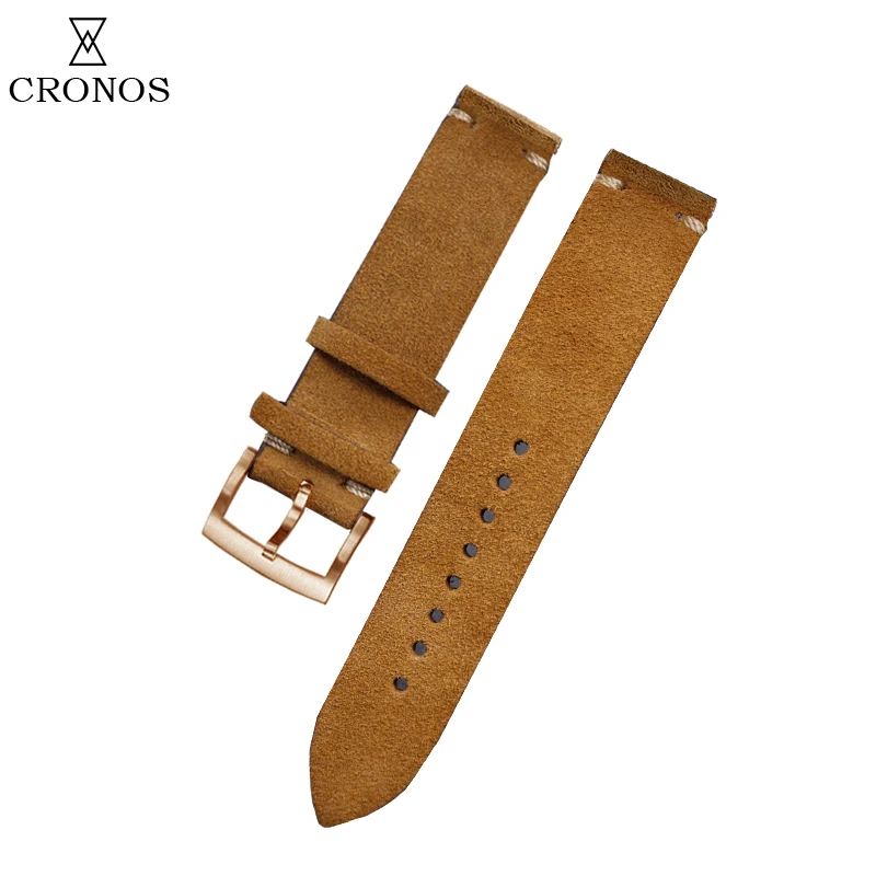 Ремешок из замшевой кожи Cronos для мужских механических часов Diver, бронзовый, с плоскими концами, 20 мм, стальная бронзовая застежка, быстросъемный
Ремешок из замшевой кожи Cronos для мужских механических часов Diver, бронзовый, с плоскими концами, 20 мм, стальная бронзовая застежка, быстросъемный