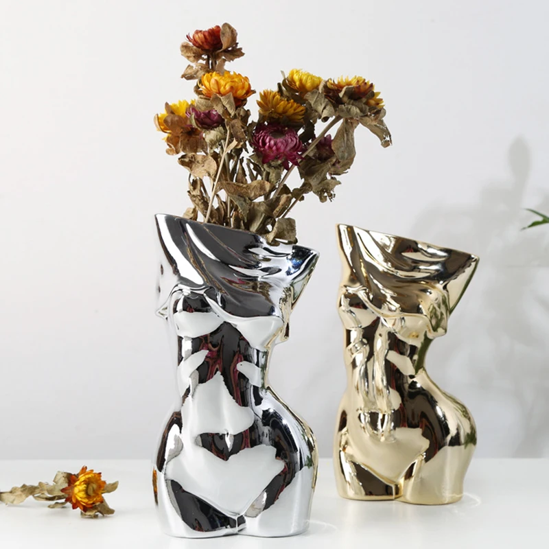 Creative New Dress Human Vase European and American-Style Bust Woman cha hua qi Home Personalized Art Decoration
Creative New Dress Human Vase European and American-Style Bust Woman cha hua qi Home Personalized Art Decoration