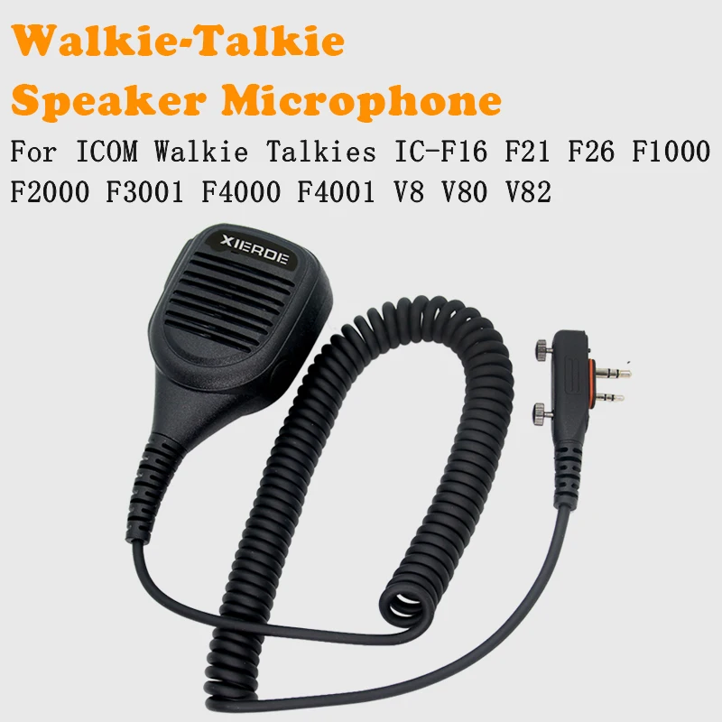 Radio Handheld Speaker Microphone For ICOM IC-F16, F21, F26, F1000 F2000 F3001 F4000 V86 V80 Walkie-Talkies shoulder microphone
Radio Handheld Speaker Microphone For ICOM IC-F16, F21, F26, F1000 F2000 F3001 F4000 V86 V80 Walkie-Talkies shoulder microphone