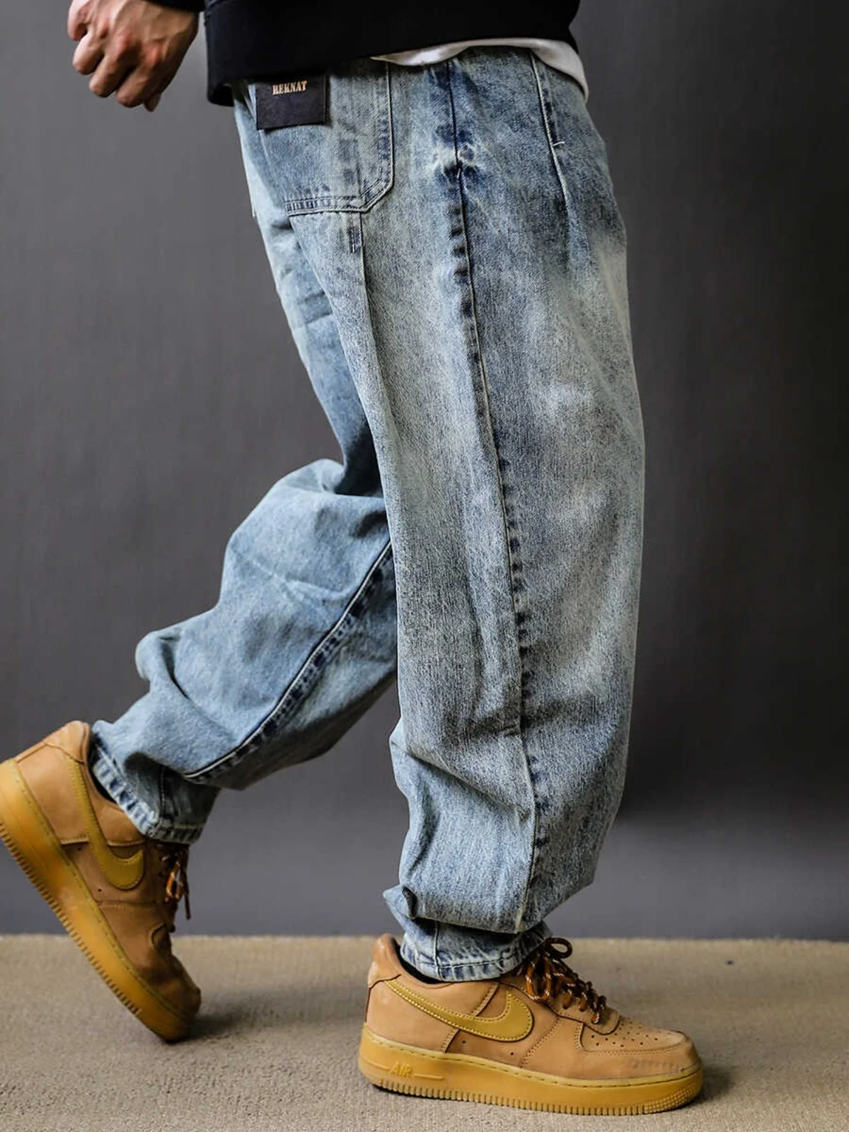 American High Street Embroidered Jeans Men's Spring Autumn Wide Leg Loose Straight Washed Blue Long Pants New 2024
American High Street Embroidered Jeans Men's Spring Autumn Wide Leg Loose Straight Washed Blue Long Pants New 2024