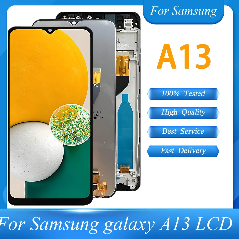 6,5 "тестировано для Samsung A13 5G ЖК-дисплей, дигитайзер сенсорного экрана для Samsung A136 A136B A136U, запасная часть ЖК-экрана
6,5 "тестировано для Samsung A13 5G ЖК-дисплей, дигитайзер сенсорного экрана для Samsung A136 A136B A136U, запасная часть ЖК-экрана