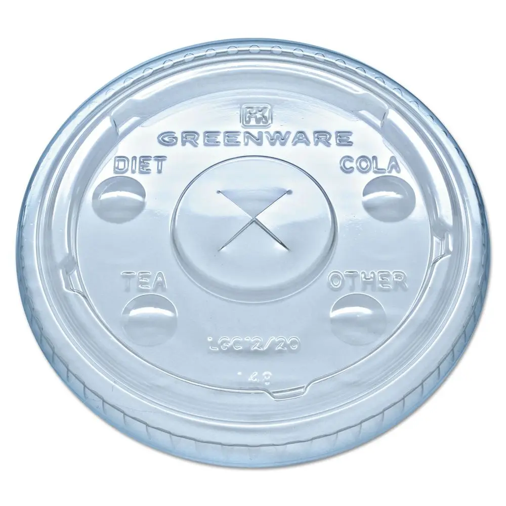 Clear Straw Slotted Lid for 9-20 oz. Greenware Cups, 1000 Pack
Clear Straw Slotted Lid for 9-20 oz. Greenware Cups, 1000 Pack