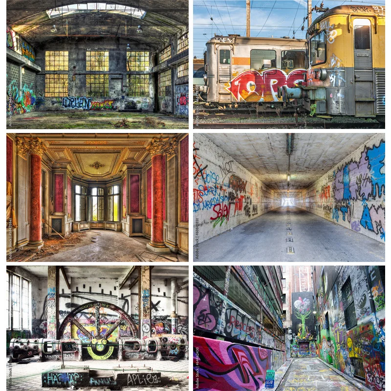 SHENGYONGBAO Graffiti Photography Backdrops Studio Props Vintage Brick Wall Photo Photography Background STO-05
SHENGYONGBAO Graffiti Photography Backdrops Studio Props Vintage Brick Wall Photo Photography Background STO-05