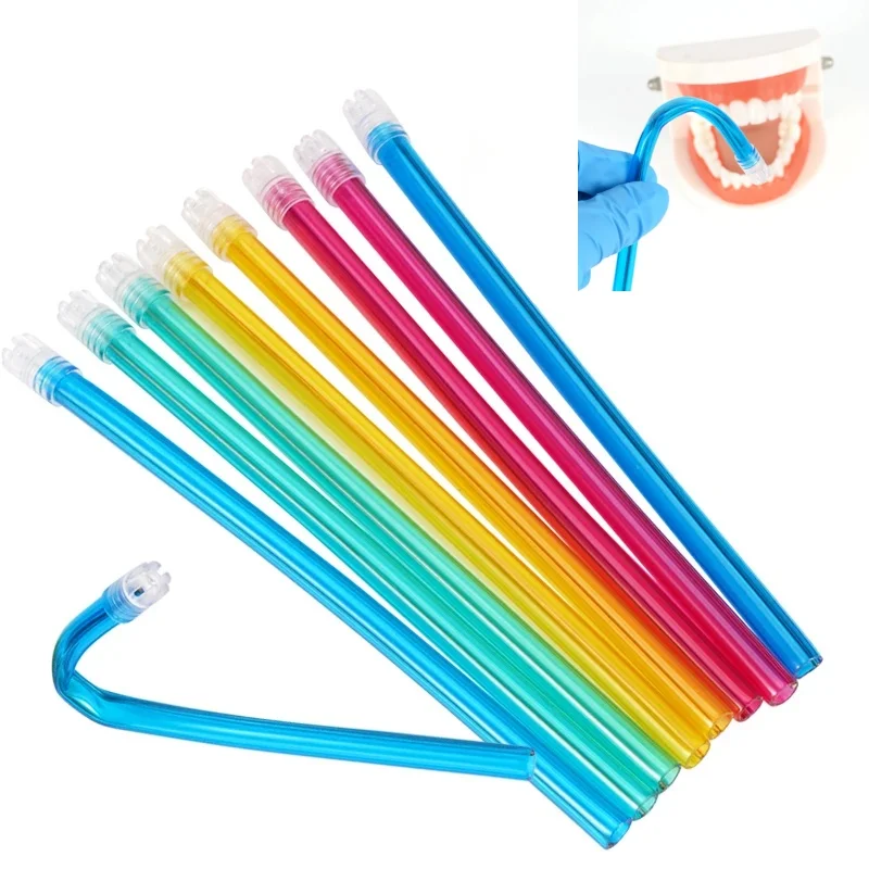 100Pcs/Pack Disposable Saliva Ejector dental Suction Tube Bendable Flexible Evacuation Pipe PVC Colorful Dentistry Materials
100Pcs/Pack Disposable Saliva Ejector dental Suction Tube Bendable Flexible Evacuation Pipe PVC Colorful Dentistry Materials