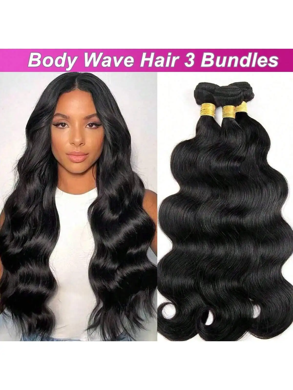 3 Bundles Brazilian Body Wave Human Hair Extensions 18 20 22 Inch Unprocessed Virgin Hair 3 Bundles Human Hair 10A Grade Natural
3 Bundles Brazilian Body Wave Human Hair Extensions 18 20 22 Inch Unprocessed Virgin Hair 3 Bundles Human Hair 10A Grade Natural