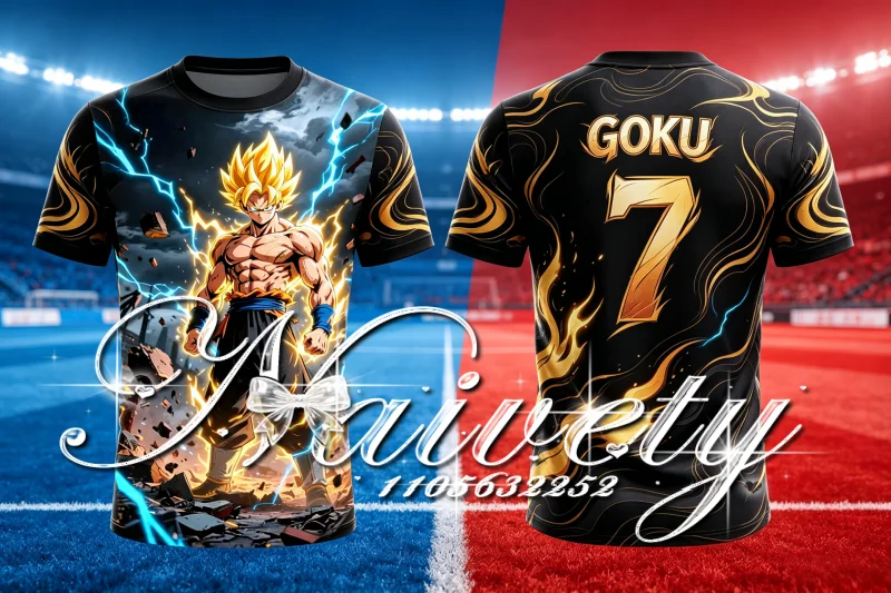 Hot Sale Dragon Ball Goku 3D Football Jersey Men Women Sport Tee Retro Flame Graphic Soccer Training Short Sleeve T-shirt Y2k
Hot Sale Dragon Ball Goku 3D Football Jersey Men Women Sport Tee Retro Flame Graphic Soccer Training Short Sleeve T-shirt Y2k