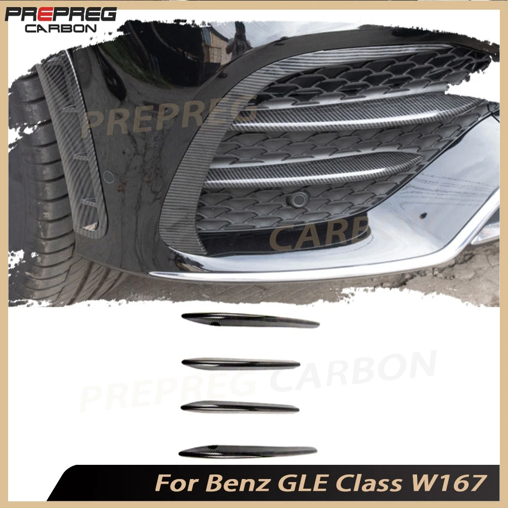 Carbon Fiber Front Bumper Fog Lamp Grid Splitters For Mercedes Benz GLE Class W167 GLE350 GLE450 GLE53 AMG Sport SUV 2020 ABS
Carbon Fiber Front Bumper Fog Lamp Grid Splitters For Mercedes Benz GLE Class W167 GLE350 GLE450 GLE53 AMG Sport SUV 2020 ABS