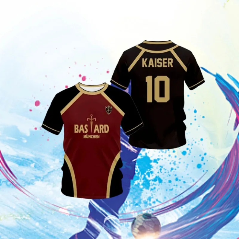 Blue Lock Anime Jersey Graphic T Shirts Men Bastard Munich Soccer Cartoon Summer Unisex Printed T-shirt Training Sports Tops
Blue Lock Anime Jersey Graphic T Shirts Men Bastard Munich Soccer Cartoon Summer Unisex Printed T-shirt Training Sports Tops