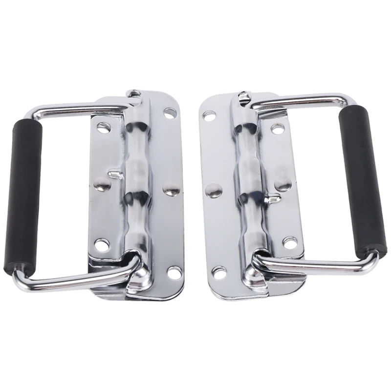 A46T 2Pcs 304 Stainless Steel Spring Handle Prop Box Tool Aluminum Box Handle Activity Handle Folding Industrial Handle
A46T 2Pcs 304 Stainless Steel Spring Handle Prop Box Tool Aluminum Box Handle Activity Handle Folding Industrial Handle