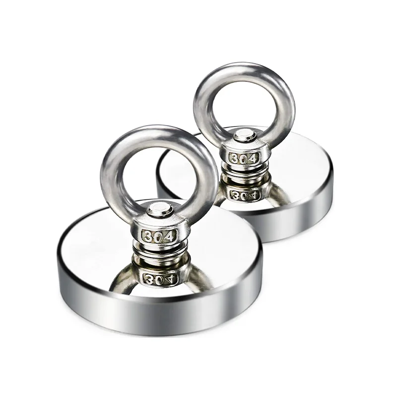 J 20-42mm Large Neodymium Magnet Magnetic Hook Rare Earth N35 Magnet with Countersunk Hole Eyebolt for Fishing Salvage Magnet
J 20-42mm Large Neodymium Magnet Magnetic Hook Rare Earth N35 Magnet with Countersunk Hole Eyebolt for Fishing Salvage Magnet