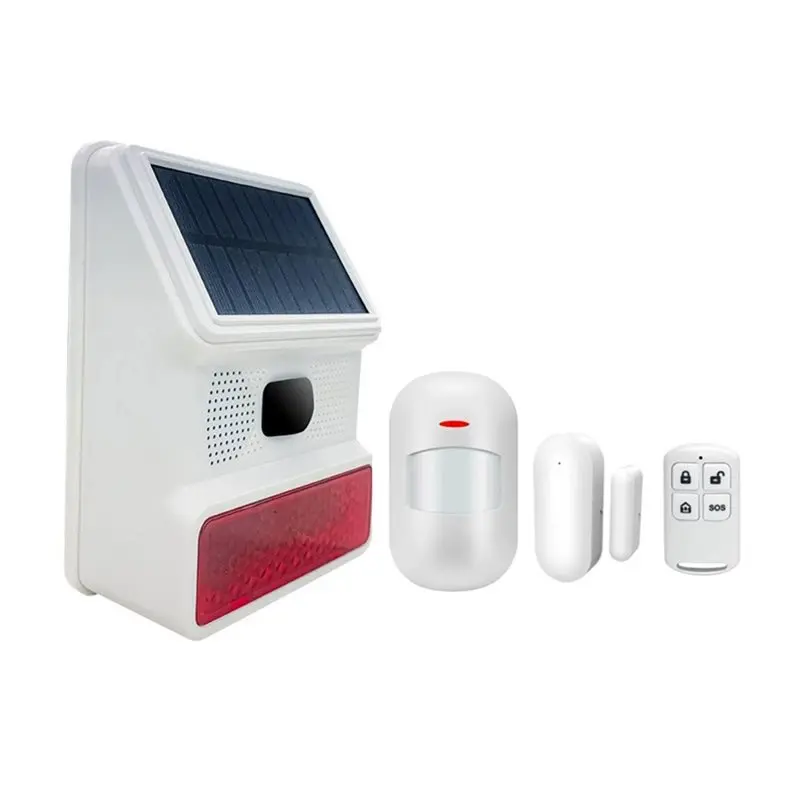ABSY Alarms Solar Motion Sensor Infrared Sound& Light Red Flashing Warning Strobe Security Light For Outdoor
ABSY Alarms Solar Motion Sensor Infrared Sound& Light Red Flashing Warning Strobe Security Light For Outdoor