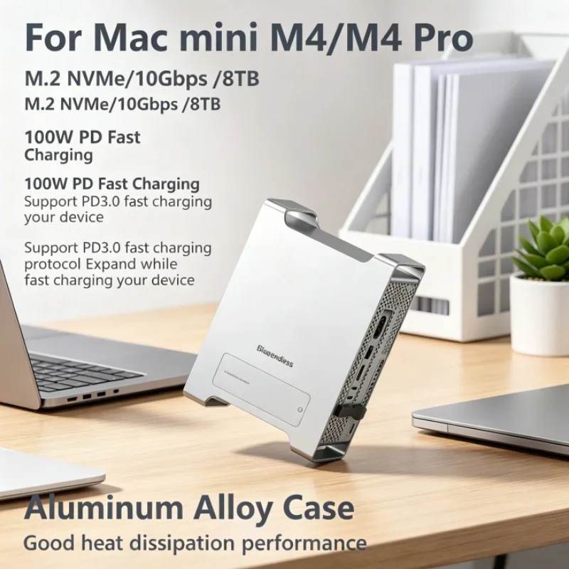 M.2 NVMe SSD Enclosure Premium SSD Docking For 2024 MAC Mini M4 M4 Pro Stand 4K 60HZ HDMI Com SD4.0 TF4.0 10Gbps C HUB
M.2 NVMe SSD Enclosure Premium SSD Docking For 2024 MAC Mini M4 M4 Pro Stand 4K 60HZ HDMI Com SD4.0 TF4.0 10Gbps C HUB