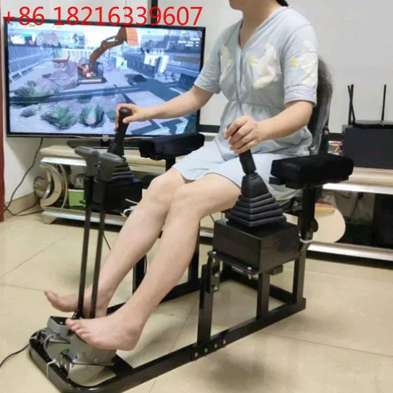 real machine handle grabbing gravity, tactile learning, driving simulator, ditch soil hook, computer building simulation
real machine handle grabbing gravity, tactile learning, driving simulator, ditch soil hook, computer building simulation