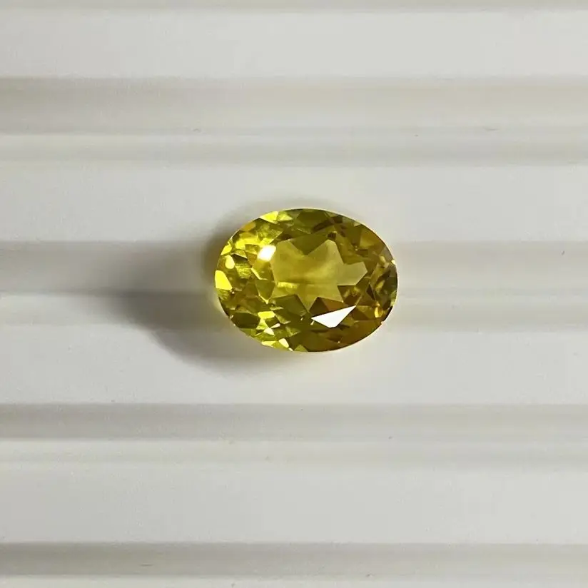 20# Oval Cut Lemon Yellow Corundum Gemstone Synthetic Sapphire Stones
20# Oval Cut Lemon Yellow Corundum Gemstone Synthetic Sapphire Stones