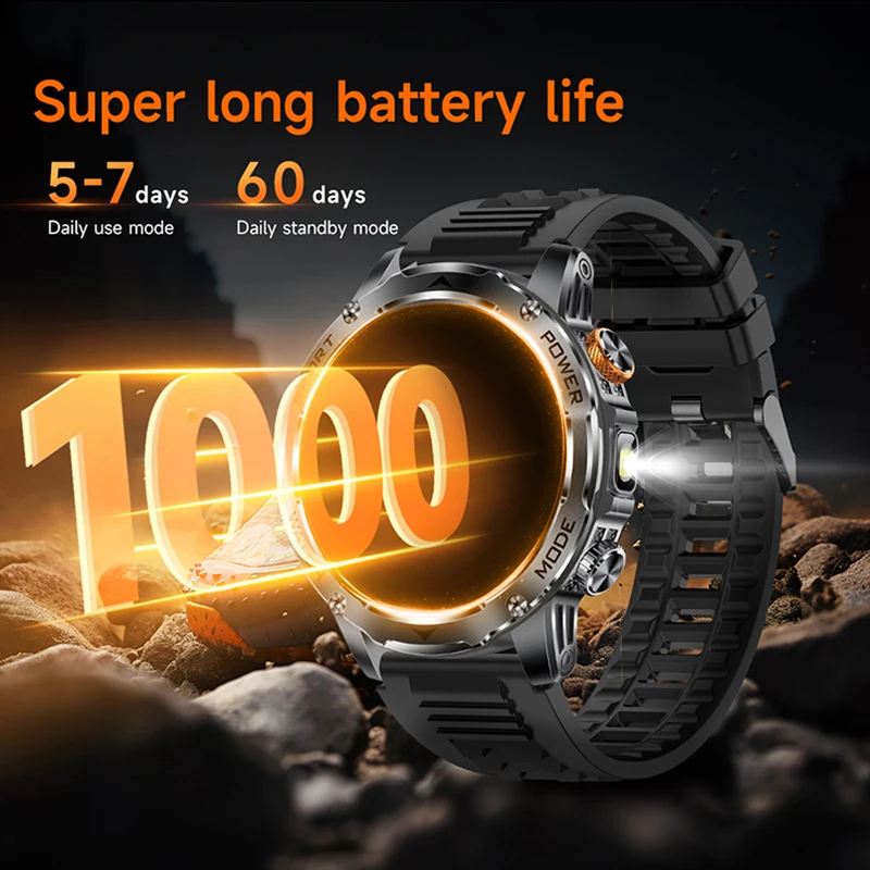 2025 New For HUAWEI Xiaomi 1000mah LED Smart Watch Men Sports Fitness LED Flashlight 3ATM Waterproof BT Call Smartwatch monitor
2025 New For HUAWEI Xiaomi 1000mah LED Smart Watch Men Sports Fitness LED Flashlight 3ATM Waterproof BT Call Smartwatch monitor