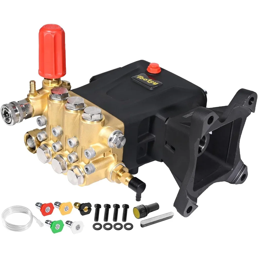 US Shipping Triplex Pressure Washer Pump 4000 PSI 4.2 GPM Direct Drive Horizontal Gas
US Shipping Triplex Pressure Washer Pump 4000 PSI 4.2 GPM Direct Drive Horizontal Gas