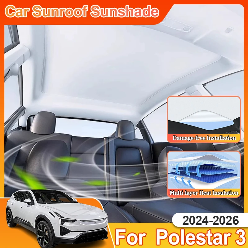 For Polestar 3 Accessories Sunroof 2024 2025 2026 Sun Shades Glass Roof Sun Visor Skylight Vehicle Accessories Interior Anti UV
For Polestar 3 Accessories Sunroof 2024 2025 2026 Sun Shades Glass Roof Sun Visor Skylight Vehicle Accessories Interior Anti UV