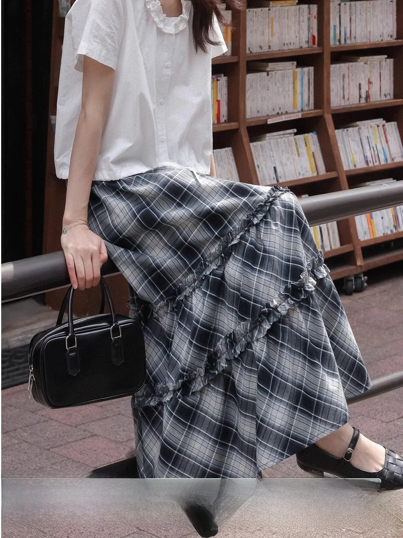 Country Style Plaid Skirt Women's Spring Season A-Line Skirt Wooden Ear Design Casual Commute Cotton Material
Country Style Plaid Skirt Women's Spring Season A-Line Skirt Wooden Ear Design Casual Commute Cotton Material