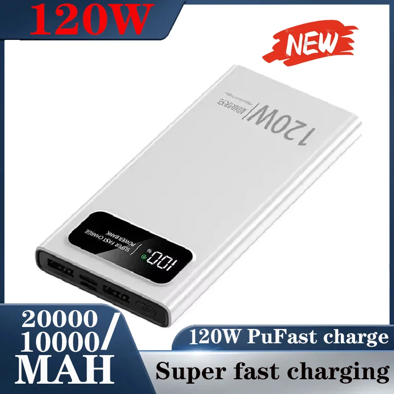 2025 20000mah 120W Mobile Power Supply Fast Charging High Capacity Battery Digital Display iPhone Samsung Huawei's Power Supply
2025 20000mah 120W Mobile Power Supply Fast Charging High Capacity Battery Digital Display iPhone Samsung Huawei's Power Supply