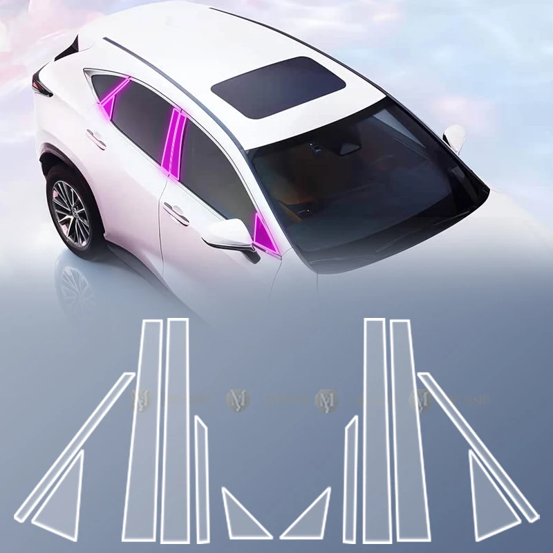 For Lexus NX 2014-2021Car Exterior Body film B C Window pillar Scratch prevention Repair membrane TPU PPF Film Accessories refit
For Lexus NX 2014-2021Car Exterior Body film B C Window pillar Scratch prevention Repair membrane TPU PPF Film Accessories refit