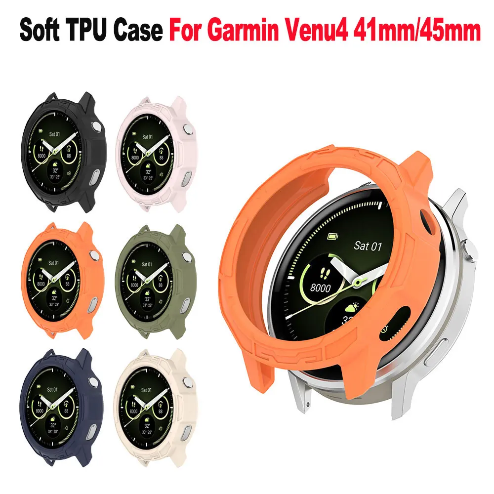 Soft TPU Protective Case For Garmin Venu4 41/45mm Coverage Shell SmartBand Bracelet Replacement Accessories For Garmin Venu4
Soft TPU Protective Case For Garmin Venu4 41/45mm Coverage Shell SmartBand Bracelet Replacement Accessories For Garmin Venu4