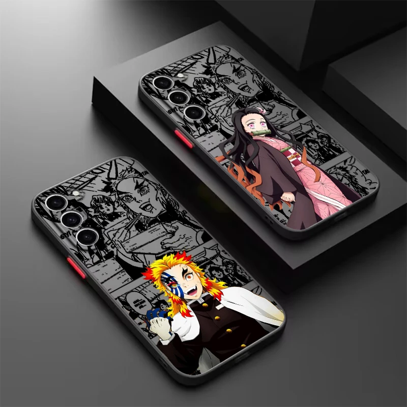 Demon Slayer Japanese Anime Frosted Translucent For Samsung A53 A52 A33 A32 A51 A71 A21S A13 A73 A50 A22 A12 5G Back Phone Case
Demon Slayer Japanese Anime Frosted Translucent For Samsung A53 A52 A33 A32 A51 A71 A21S A13 A73 A50 A22 A12 5G Back Phone Case