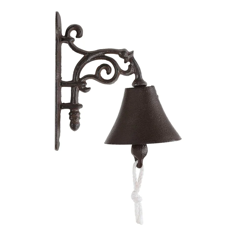 ABKP-Large Cast Iron Wall Mounted Outdoor Dinner Bell , Rustic Metal Door Bell For Farm House Exterior Decorative Accent Bells
ABKP-Large Cast Iron Wall Mounted Outdoor Dinner Bell , Rustic Metal Door Bell For Farm House Exterior Decorative Accent Bells