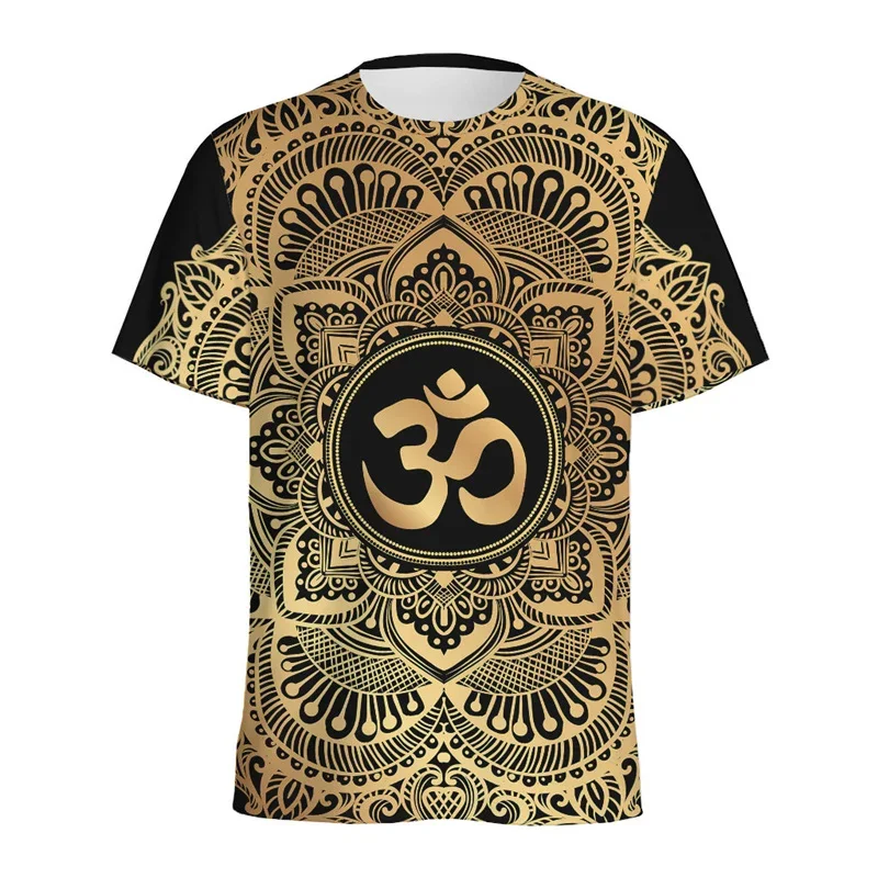 Spiritual Om Mandala Pattern T-shirt For Men 3D Printed Ethnic Floral T Shirt Women Round Neck Short Sleeve Summer Street Tees
Spiritual Om Mandala Pattern T-shirt For Men 3D Printed Ethnic Floral T Shirt Women Round Neck Short Sleeve Summer Street Tees