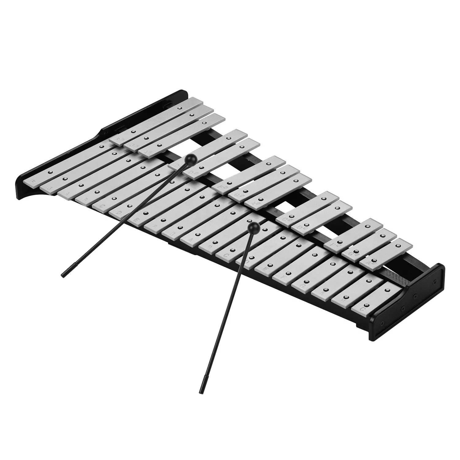 32-Note Xylophone Educational Glockenspiel Wooden Base Solid Aluminum Bars with Mallets Percussion Musical Instrument
32-Note Xylophone Educational Glockenspiel Wooden Base Solid Aluminum Bars with Mallets Percussion Musical Instrument