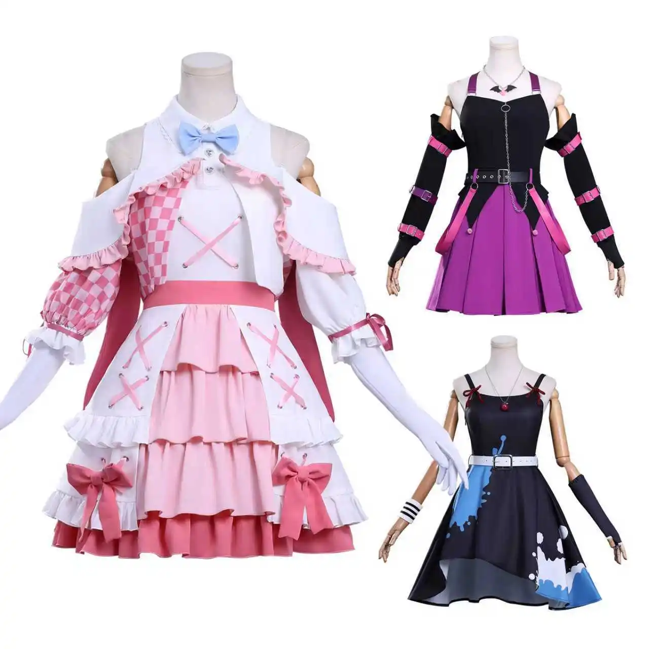Girls Band Cry Cosplay Costume Anime TOMO/486/ Hina Role Playing Cute Stage Uniform Dress for Women Adult Comic Con Outfit
Girls Band Cry Cosplay Costume Anime TOMO/486/ Hina Role Playing Cute Stage Uniform Dress for Women Adult Comic Con Outfit