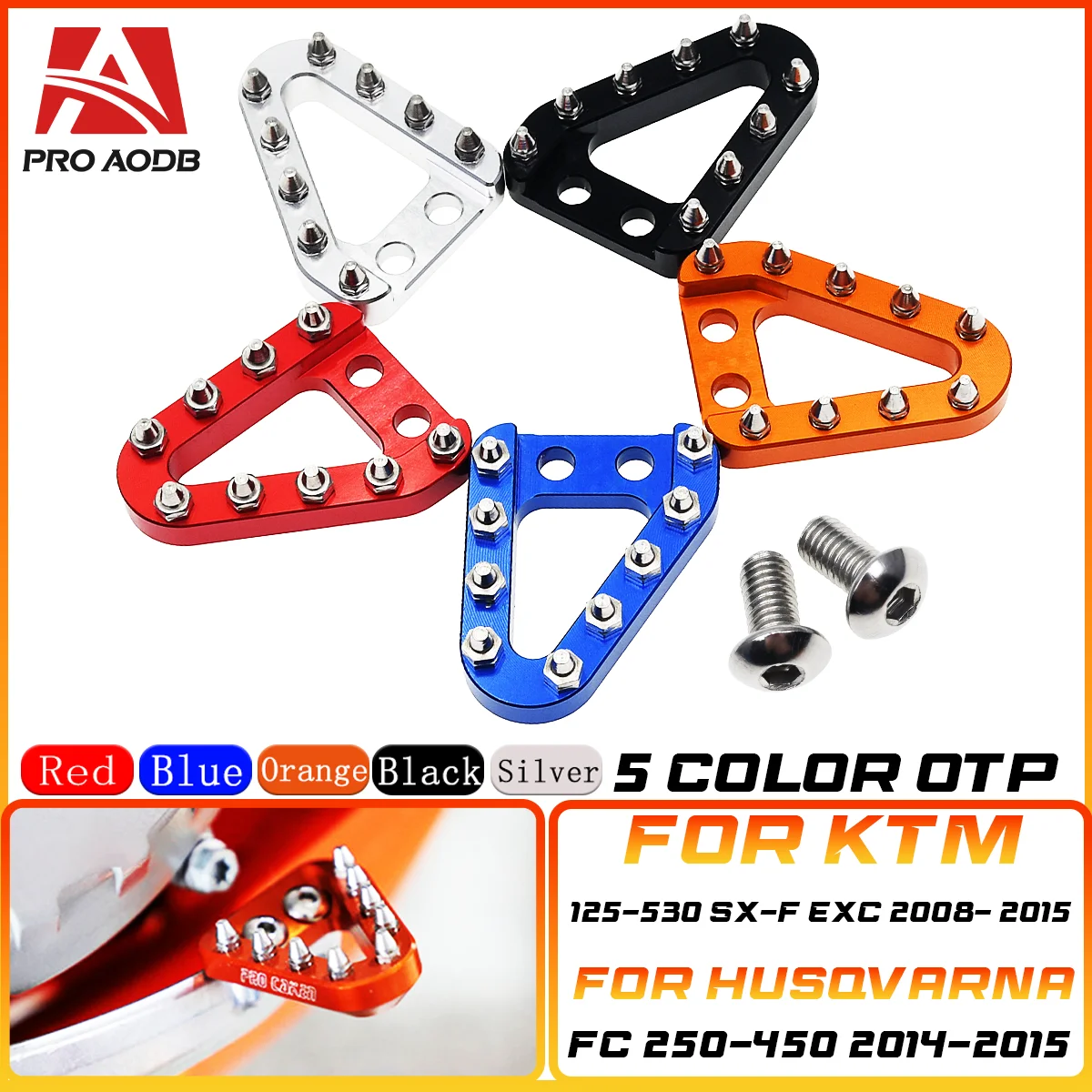 CNC Rear Brake Pedal Step Plate Tip For KTM SX SXF EXC EXCF XC XCF XCW XCFW TC TE 2008 2009 2010 2011 2012 2013 2014 2015 2016
CNC Rear Brake Pedal Step Plate Tip For KTM SX SXF EXC EXCF XC XCF XCW XCFW TC TE 2008 2009 2010 2011 2012 2013 2014 2015 2016