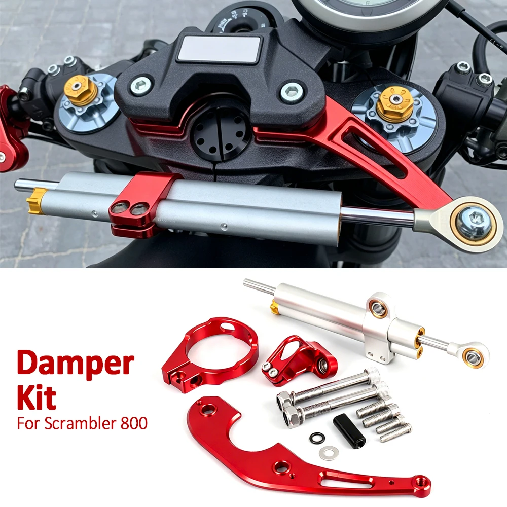 New Motorcycle Accessories Linear Steering Damper Mount Bracket For Ducati SCRAMBLER Scrambler 800 Stabilizer Support Holder
New Motorcycle Accessories Linear Steering Damper Mount Bracket For Ducati SCRAMBLER Scrambler 800 Stabilizer Support Holder