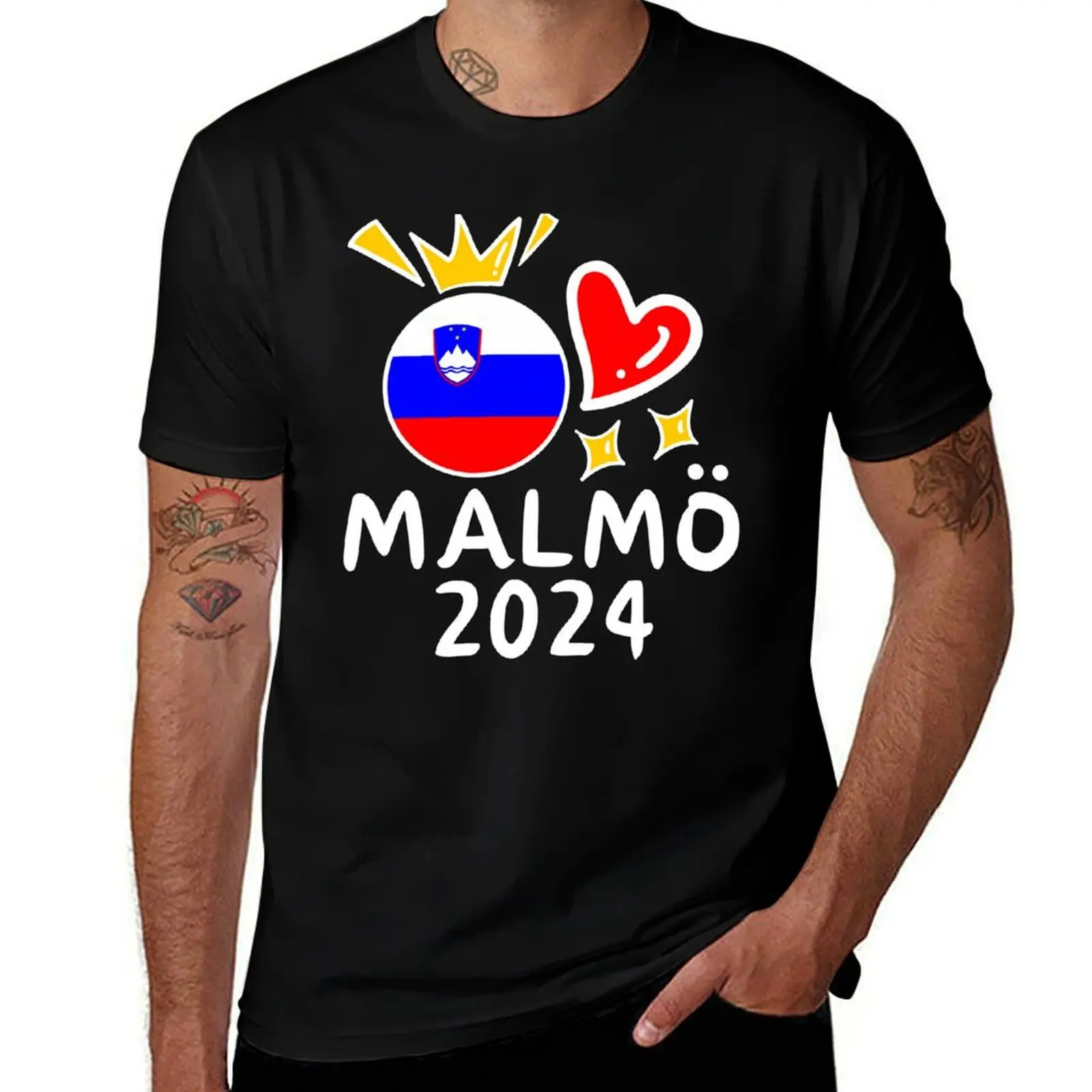 Евровидение 2024, футболка с сорещением песен Malmo Slovenia Winner, футболки большого размера, мужская роскошная футболка для мальчиков, белые мужские белые футболки
Евровидение 2024, футболка с сорещением песен Malmo Slovenia Winner, футболки большого размера, мужская роскошная футболка для мальчиков, белые мужские белые футболки
