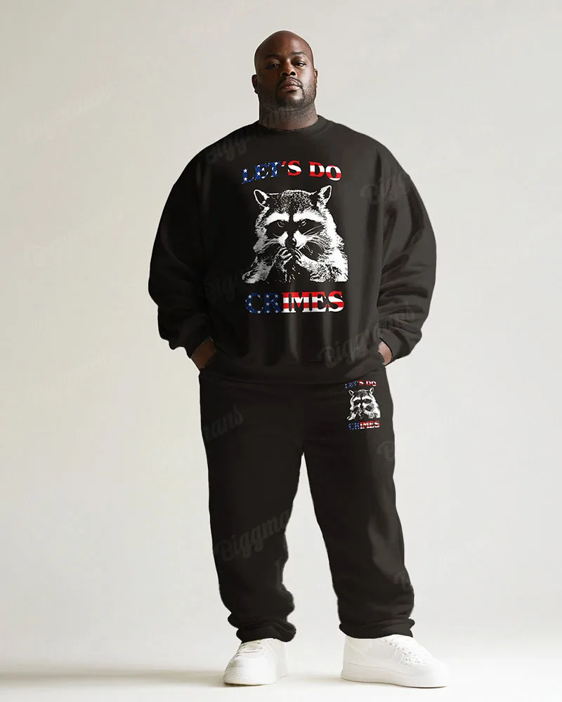 ZOOY (L-9XL) Мужская толстовка больших размеров с милым рисунком граффити, комплект спортивных штанов с длинными рукавами и круглым вырезом
ZOOY (L-9XL) Мужская толстовка больших размеров с милым рисунком граффити, комплект спортивных штанов с длинными рукавами и круглым вырезом