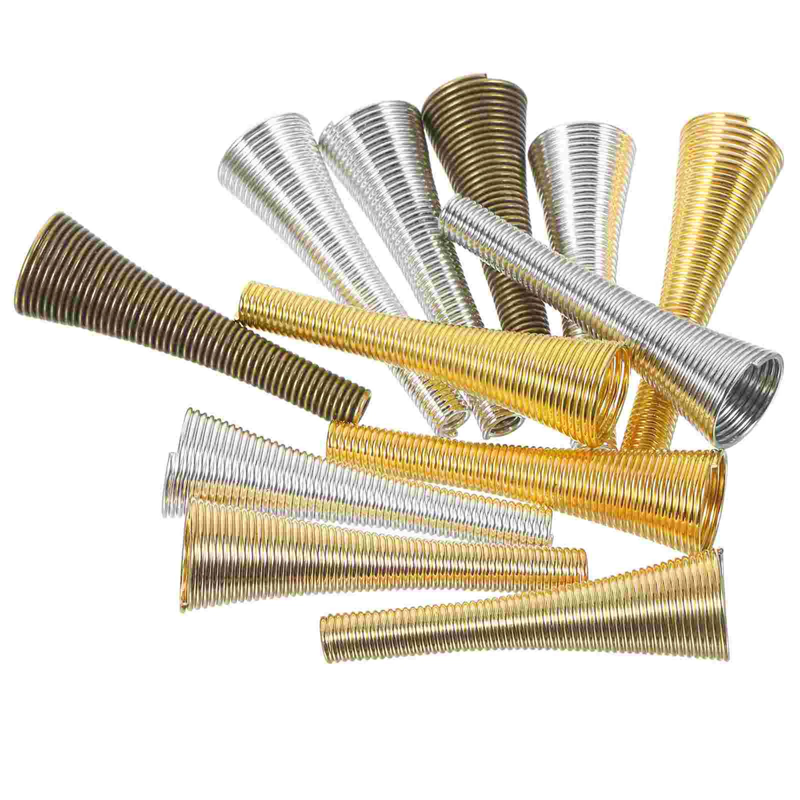 60 Pcs Trumpet Flower Holder Bead Caps for Jewelry Making DIY Crafts Beads End Metal Bracelets Materials
60 Pcs Trumpet Flower Holder Bead Caps for Jewelry Making DIY Crafts Beads End Metal Bracelets Materials