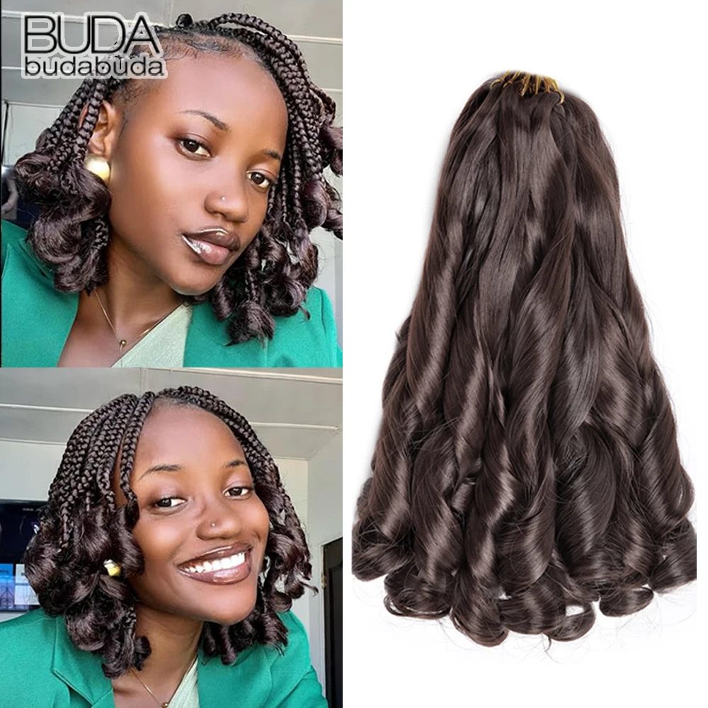 French Curly Braiding Hair 16Inch Synthetic Curly Braiding Hair Pre Stretched Loose Wavy Curl Braiding Hair Extensions For Women
French Curly Braiding Hair 16Inch Synthetic Curly Braiding Hair Pre Stretched Loose Wavy Curl Braiding Hair Extensions For Women