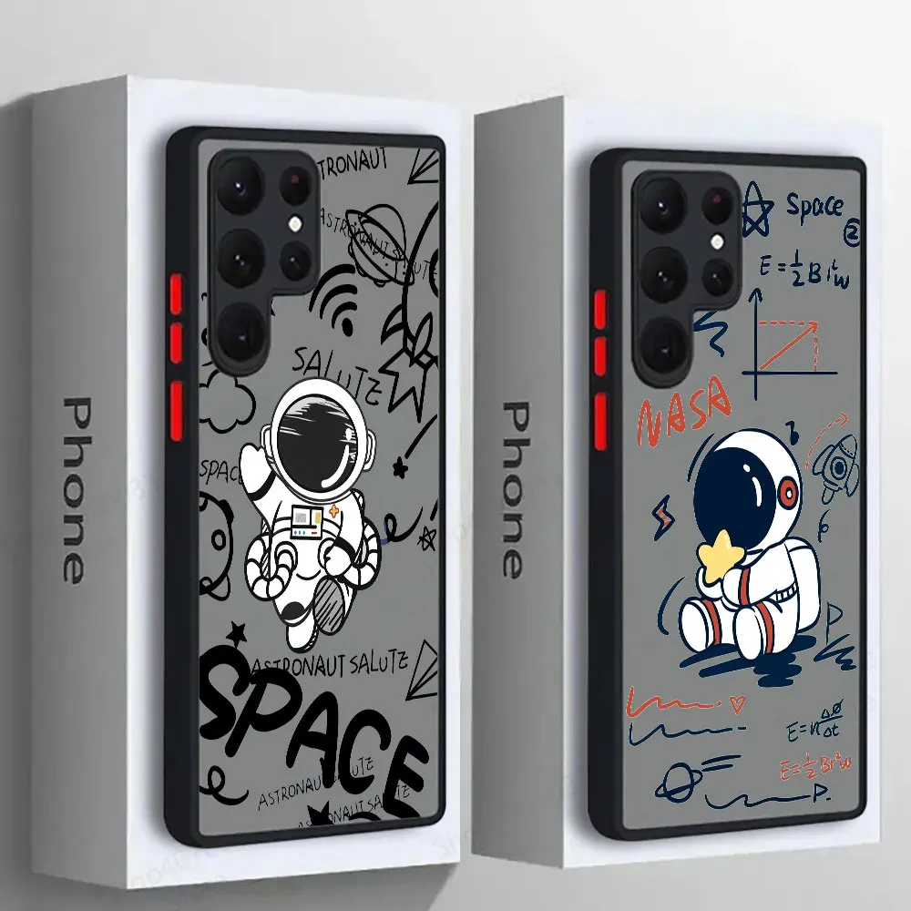 Cute Astronaut Spaceman Star S25 Ultra Case For Samsung Galaxy S25 S24 S23 S21 S20 FE S22 Plus 5G Note20 Ultra Matte Phone Cover
Cute Astronaut Spaceman Star S25 Ultra Case For Samsung Galaxy S25 S24 S23 S21 S20 FE S22 Plus 5G Note20 Ultra Matte Phone Cover