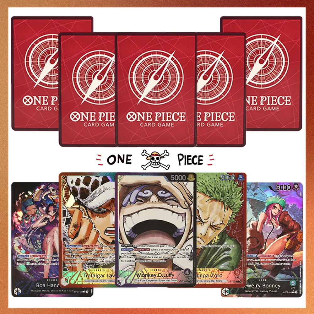 Anime One Piece OPCG Proxy Cards English Luffy Zoro Law Nami Hancock Ace Uta Bonney Multiple Versions Collection Trading Cards
Anime One Piece OPCG Proxy Cards English Luffy Zoro Law Nami Hancock Ace Uta Bonney Multiple Versions Collection Trading Cards