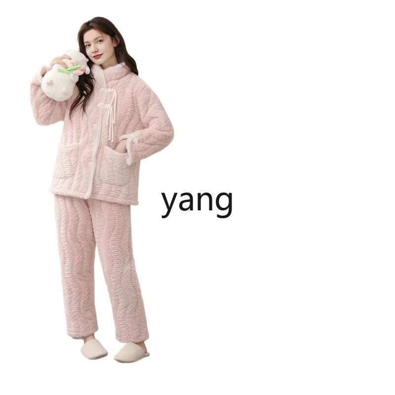 LMM coral fleece autumn and winter loungewear new Chinese fleece large size warm suit
LMM coral fleece autumn and winter loungewear new Chinese fleece large size warm suit