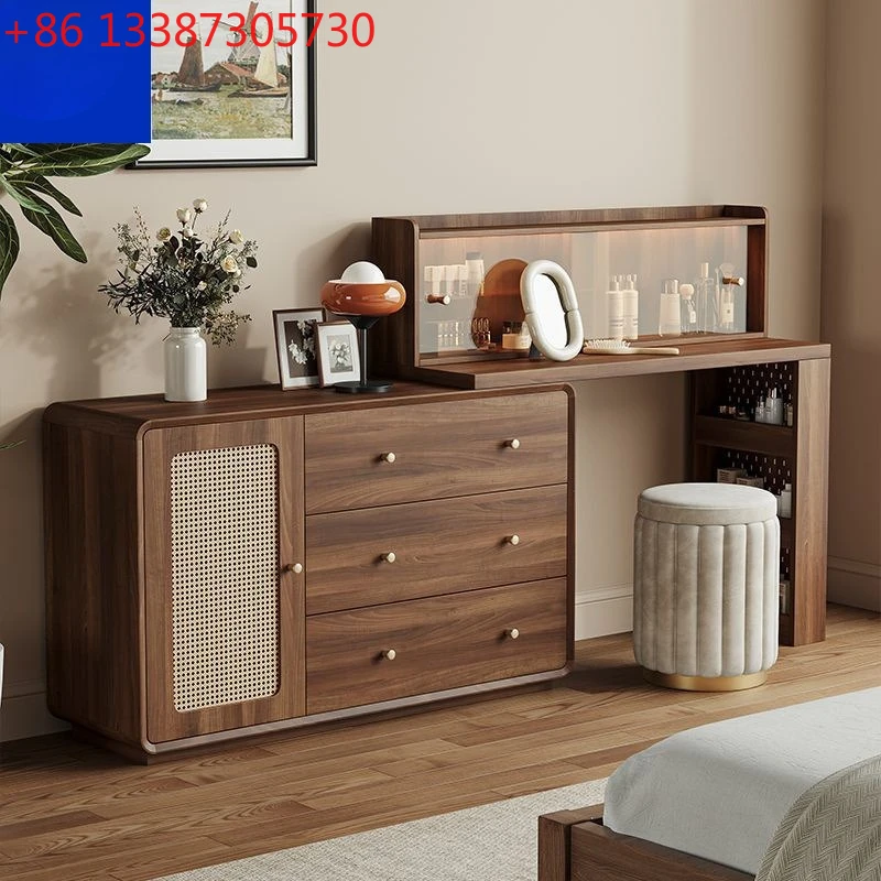 Комод из ротанга в средневековом стиле, комод со встроенным выдвижным столом для макияжа в главной спальне
Комод из ротанга в средневековом стиле, комод со встроенным выдвижным столом для макияжа в главной спальне