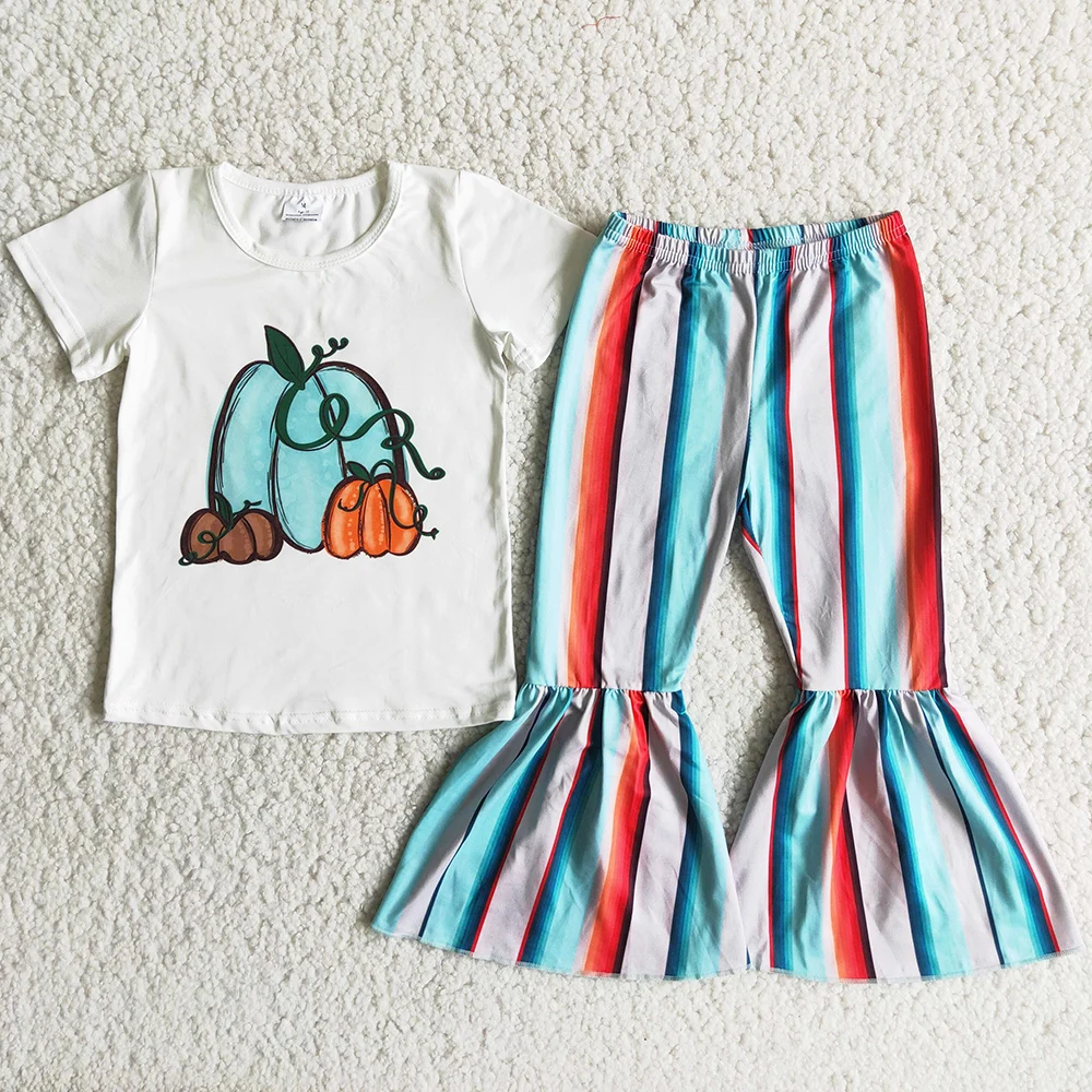 Boutique Toddler Baby Girl Clothes Fall Outfits Pumpkin Design Cute Halloween Girls Clothing Short Sleeve Bell Pants Set Fashion
Boutique Toddler Baby Girl Clothes Fall Outfits Pumpkin Design Cute Halloween Girls Clothing Short Sleeve Bell Pants Set Fashion