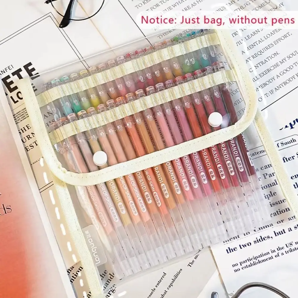 Large Capacity Gel Pen Storage Bag for 36/108Pcs Gel Pens Waterproof Portable Pencil Case Lightweight Buckle/Zipper
Large Capacity Gel Pen Storage Bag for 36/108Pcs Gel Pens Waterproof Portable Pencil Case Lightweight Buckle/Zipper