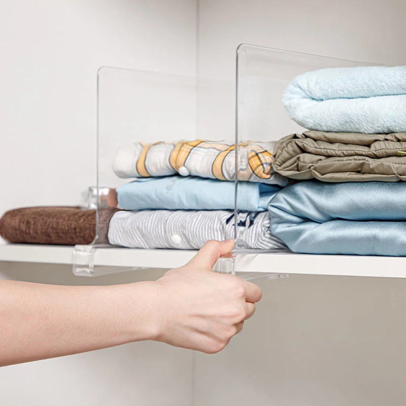 Clear Acrylic Closet Shelf Bookcase Divider Home Use Wardrobe Shelf Bookcase Divider Baffle Commodity Storage
Clear Acrylic Closet Shelf Bookcase Divider Home Use Wardrobe Shelf Bookcase Divider Baffle Commodity Storage