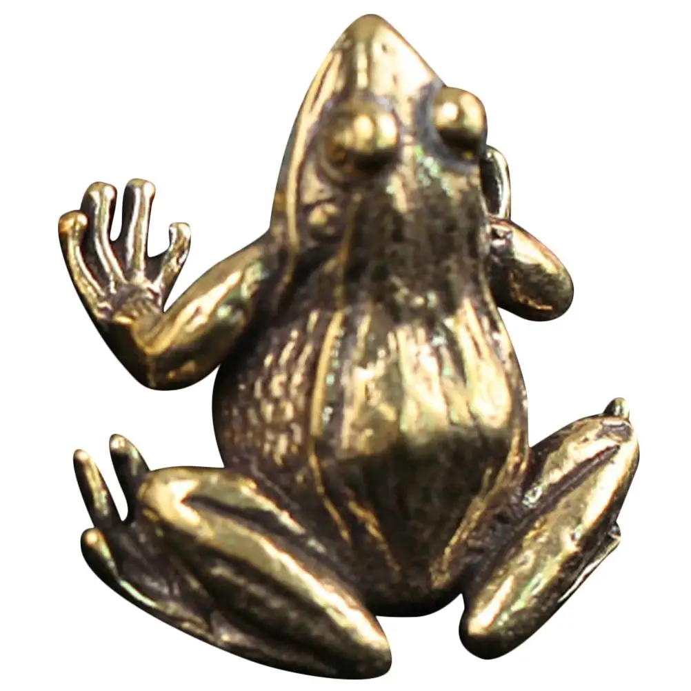 Retro Frog Ornament Mini Sculpture Decor Desktop Animal Statue Figurine Tea Pet Vintage Brass Handmade Lifelike Home Office
Retro Frog Ornament Mini Sculpture Decor Desktop Animal Statue Figurine Tea Pet Vintage Brass Handmade Lifelike Home Office