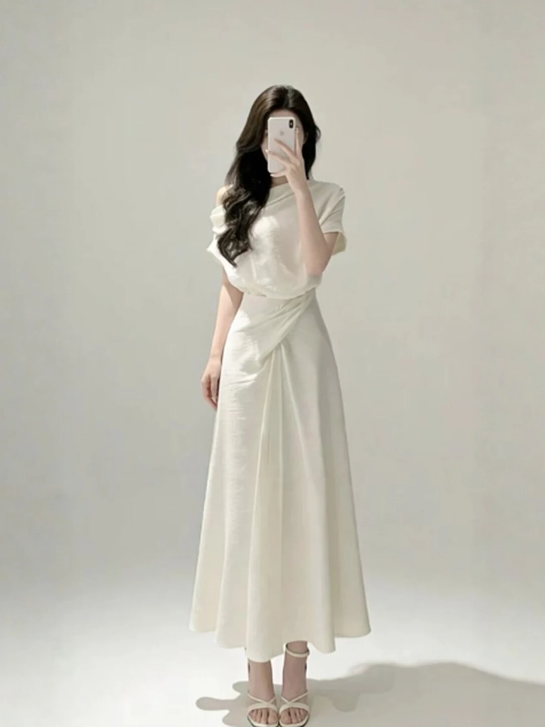Korean Style Summer Outfit Short Sleeve T-Shirt And High Waist Skirt Two Piece Set Comfortable Breathable Casual Fashion
Korean Style Summer Outfit Short Sleeve T-Shirt And High Waist Skirt Two Piece Set Comfortable Breathable Casual Fashion