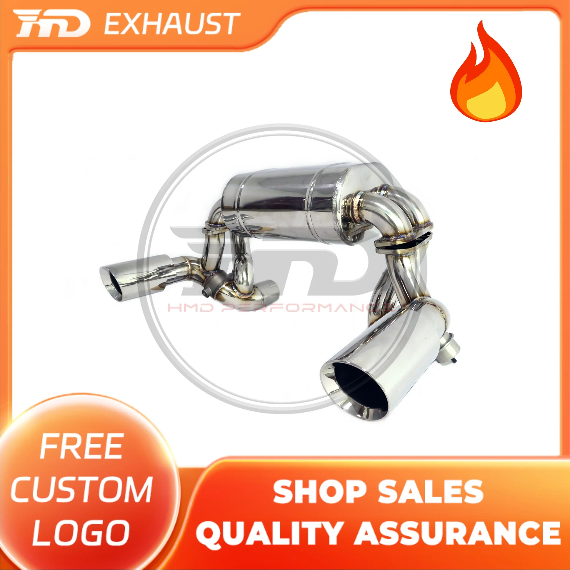HMD Hot sale Stainless steel Exhaust System Performance Catback for Ferrari F430 Scuderia Valve Muffler
HMD Hot sale Stainless steel Exhaust System Performance Catback for Ferrari F430 Scuderia Valve Muffler