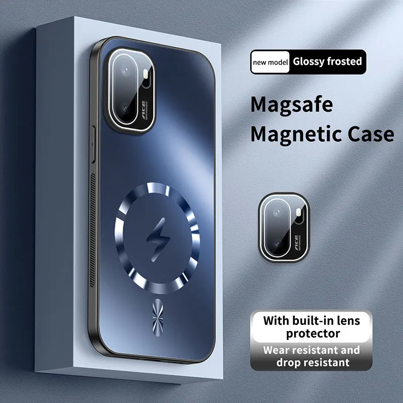 For OnePlus 15R Case Magnetic Camera Lens Film Protection for Wireless Charging Matte Frosted Back Cover Funda
For OnePlus 15R Case Magnetic Camera Lens Film Protection for Wireless Charging Matte Frosted Back Cover Funda