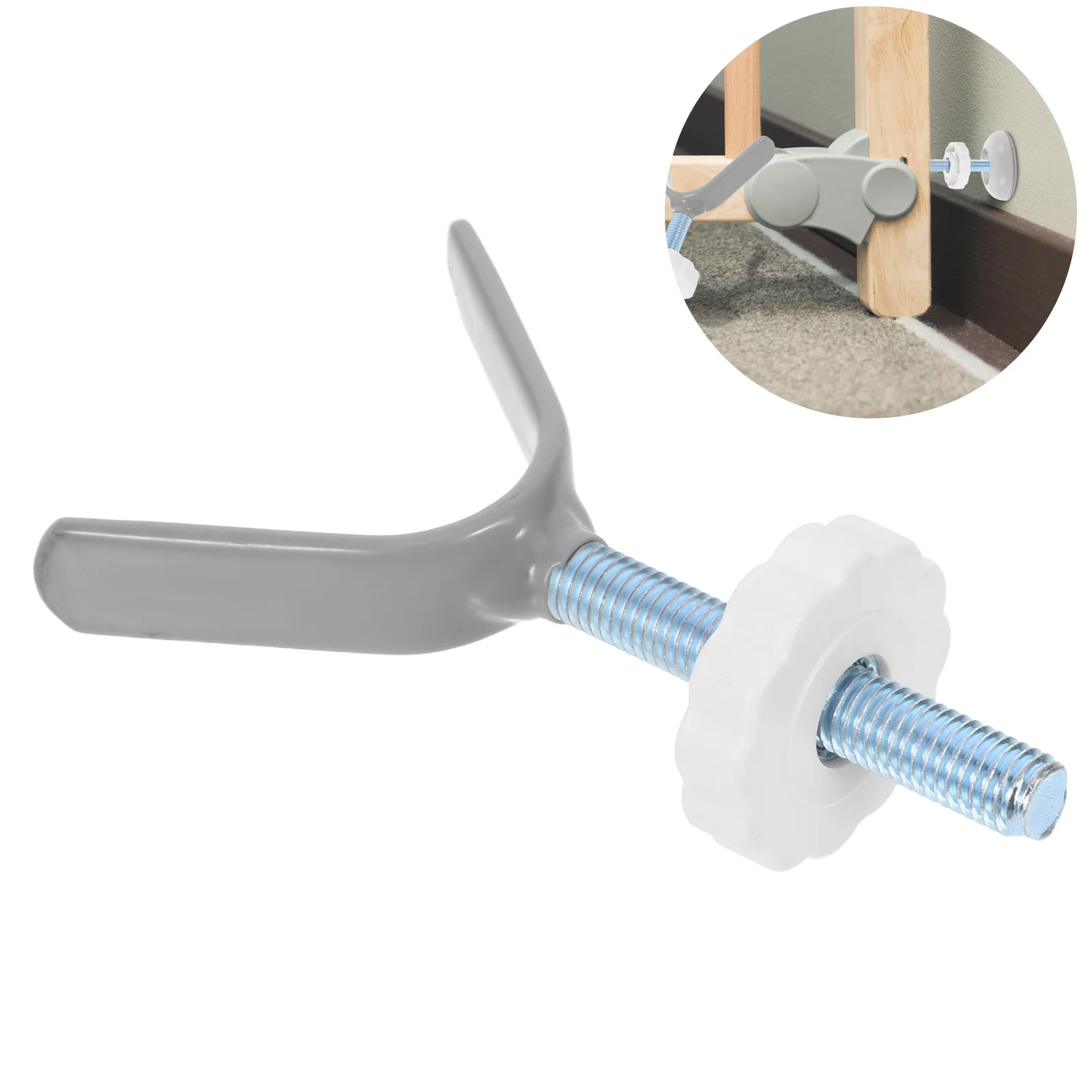 Y-Shaped Gate Bracket for Pressure Mounted Gates Heavy Duty Safety Support No Drill Installation Pet Child Stair Door Latch
Y-Shaped Gate Bracket for Pressure Mounted Gates Heavy Duty Safety Support No Drill Installation Pet Child Stair Door Latch