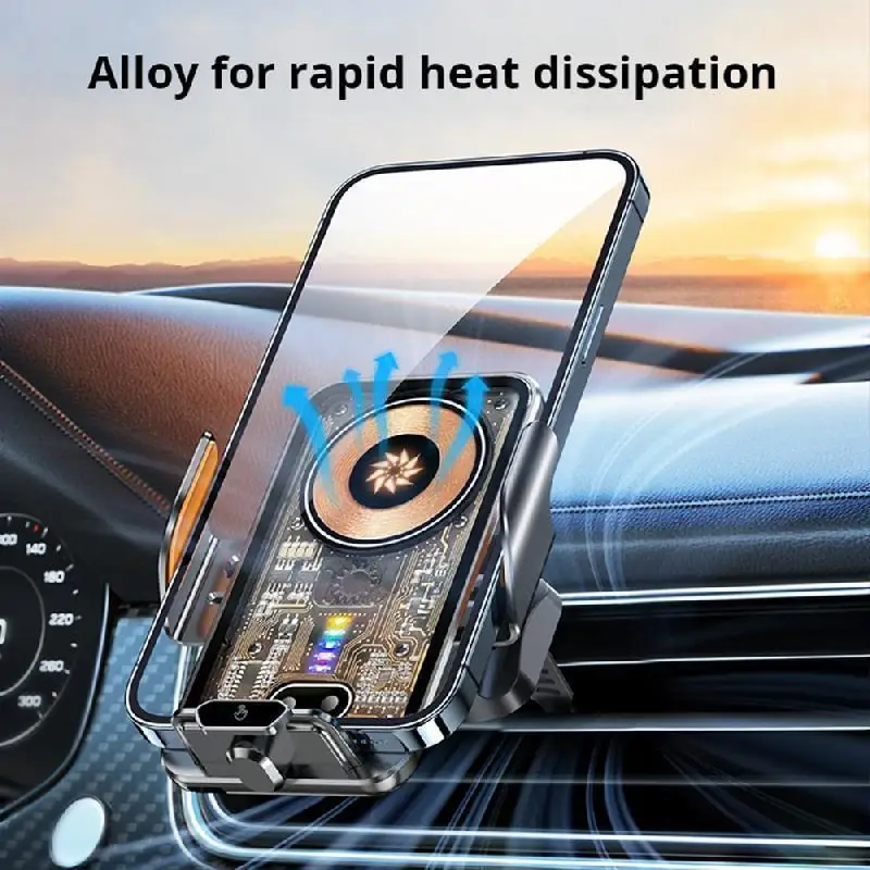 66W Car Navigation Support Frame Intelligent Sensing Wireless Fast Charging Car Air Outlet Special Car Phone Holder For IPhone
66W Car Navigation Support Frame Intelligent Sensing Wireless Fast Charging Car Air Outlet Special Car Phone Holder For IPhone
