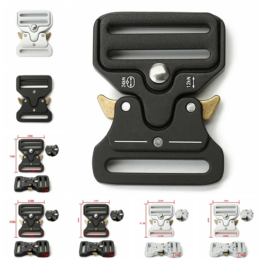 32mm 38mm 45mm Quick Release Tactical Buckle Set Zinc Metal Male Belt Silver Buckle Belt Clip Adjustable Men Buckl For Belts
32mm 38mm 45mm Quick Release Tactical Buckle Set Zinc Metal Male Belt Silver Buckle Belt Clip Adjustable Men Buckl For Belts